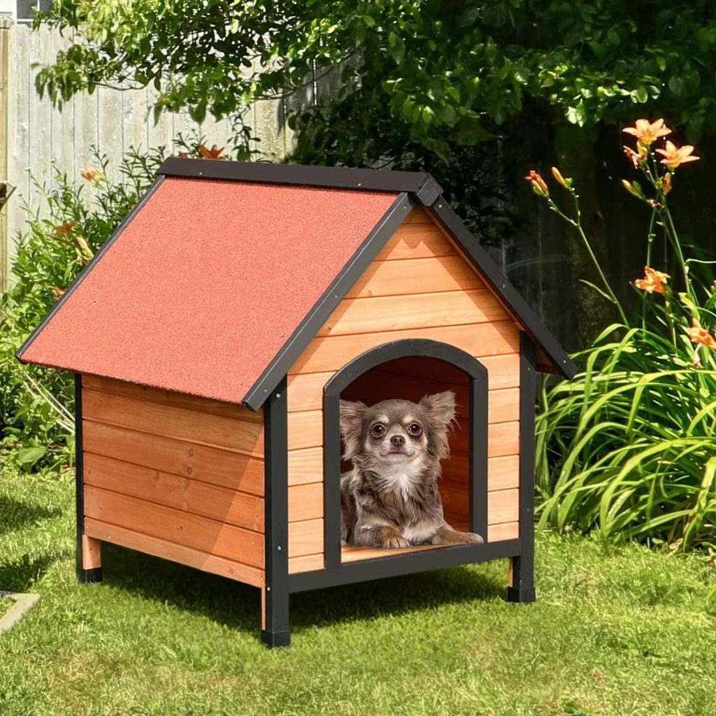 Casas para perros de madera