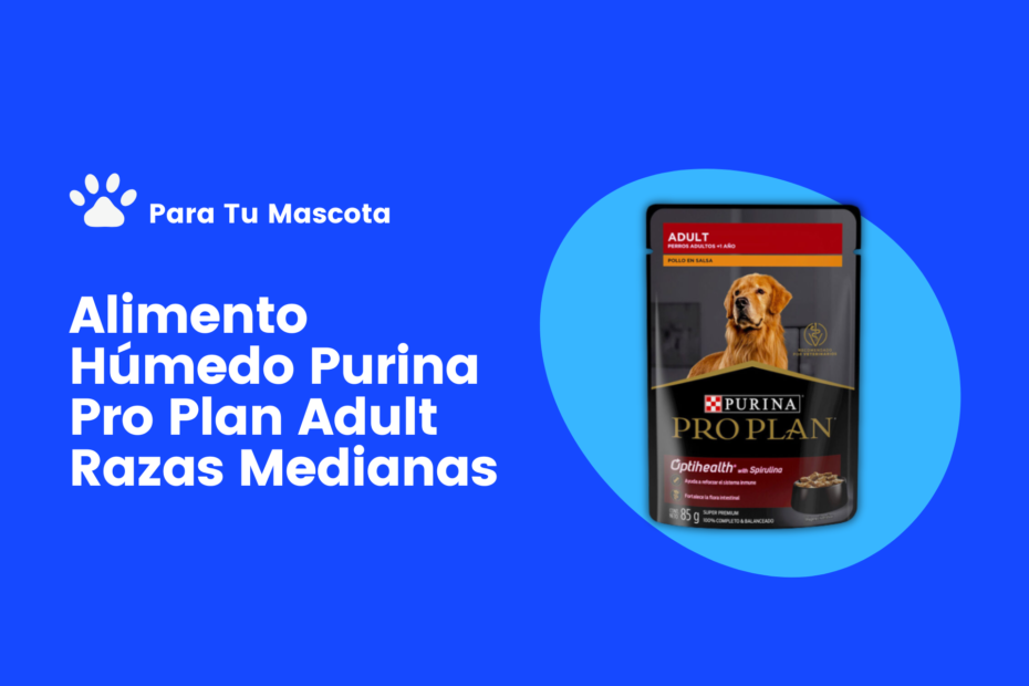 Alimento húmedo Purina Pro Plan adult razas medianas