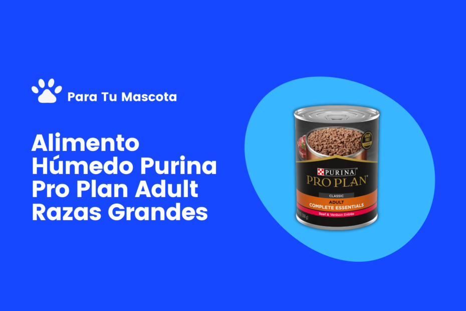 Alimento húmedo Purina Pro Plan adult razas grandes